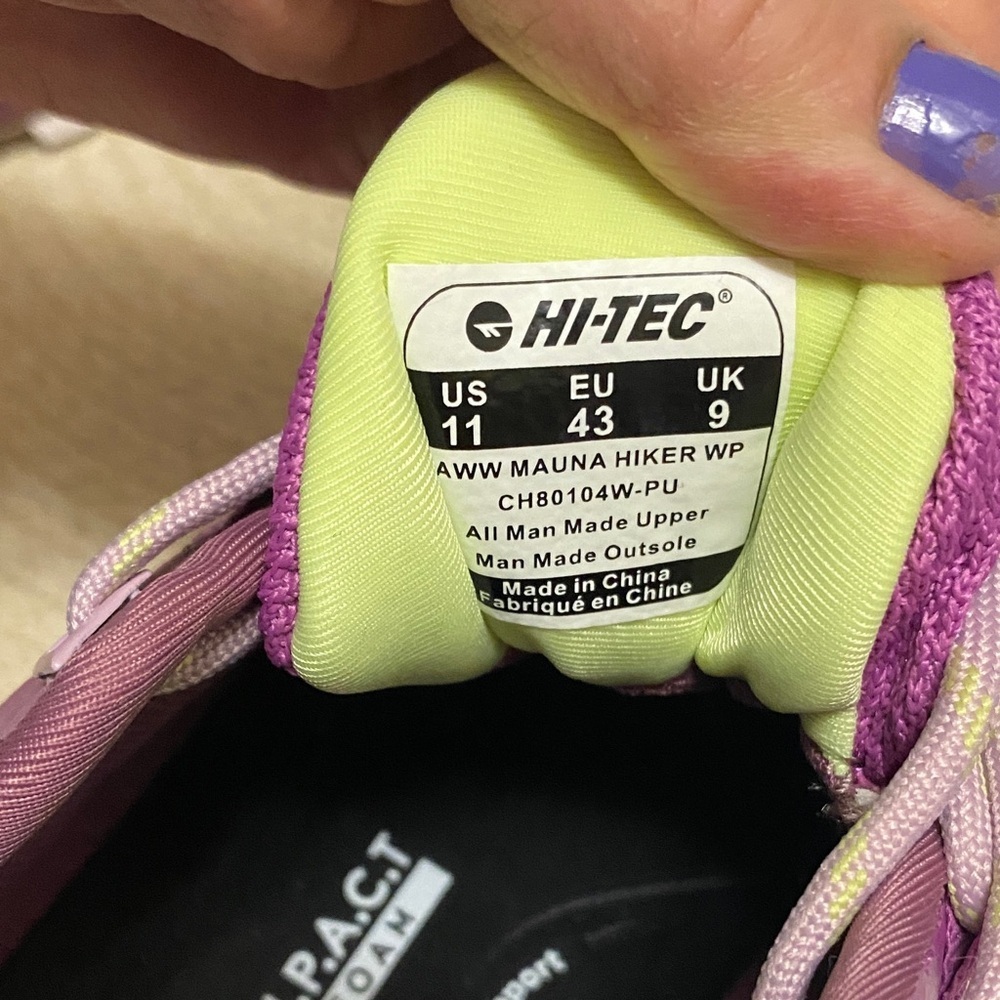 Women's Magenta All-Weather Athletic Sneakers size 11 - Picture 6 of 13